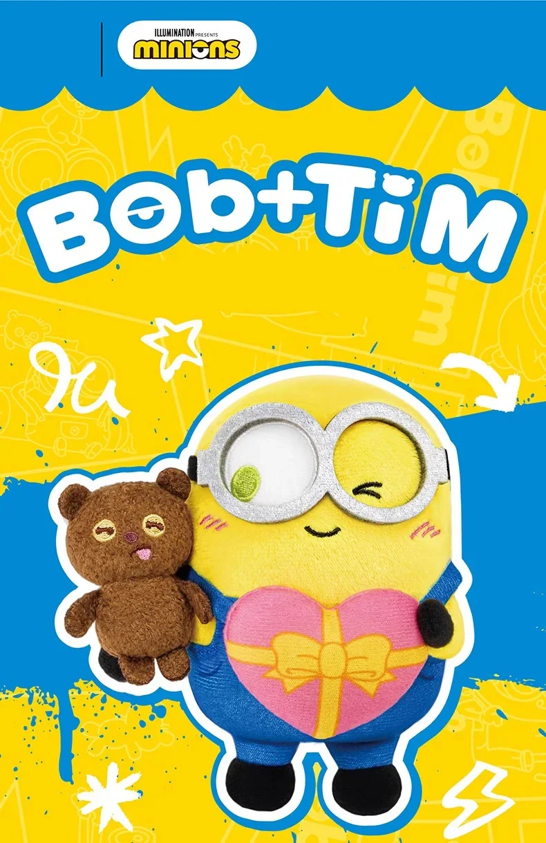Серия Миньонов медведь Bobtim теплый повседневный объемный с игрушками