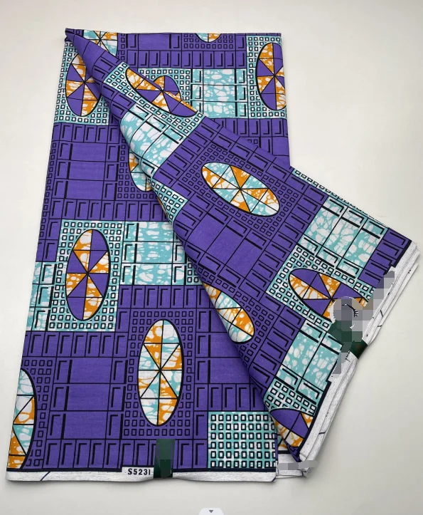 Купи New 100% Cotton Original Real Wax Ankara Fabric 2023 African Print Fabric For Wedding Dress Tissue African Fabric Wax Fabric за 1,622 рублей в магазине AliExpress
