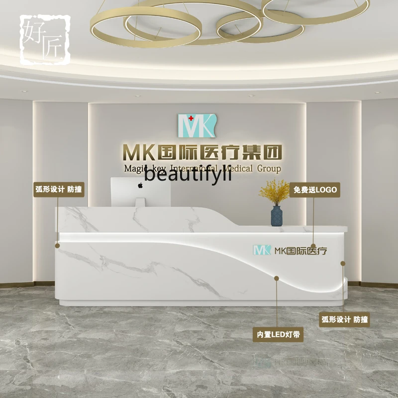 Кассовый стол простой современный магазин одежды для салона красоты небольшой