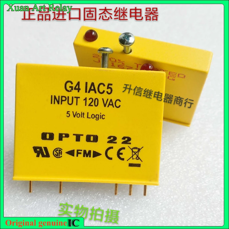 1 шт./лот 100% оригинальное подлинное реле: G4IAC5 ITPUT120VAC OPTO22 твердотельное реле 4 контакта