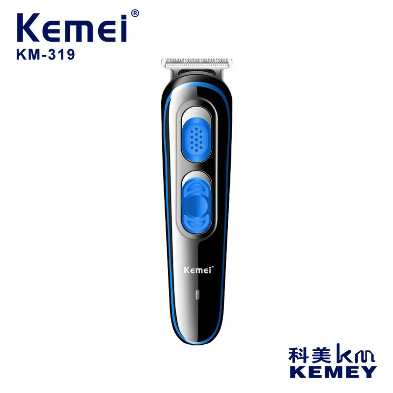 

kemei hair trimmer KM-319 USB rechargeable hair clipper haircut machine oilhead clipper engraving hair carving whitening 0mm cut