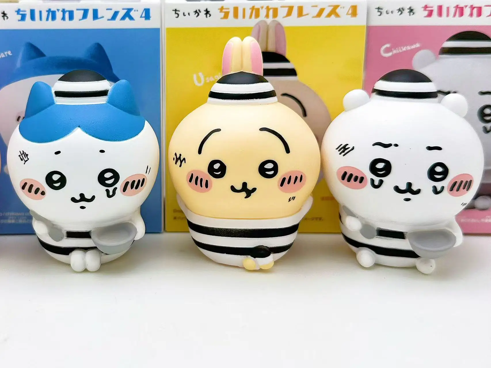 Фото Фигурки слепых коробок Chiikawa Friends Series 4, |   Милая плюшевая мини-игрушка Usagi Hachiware Shumai Chiikawa, коллекционные предметы №5