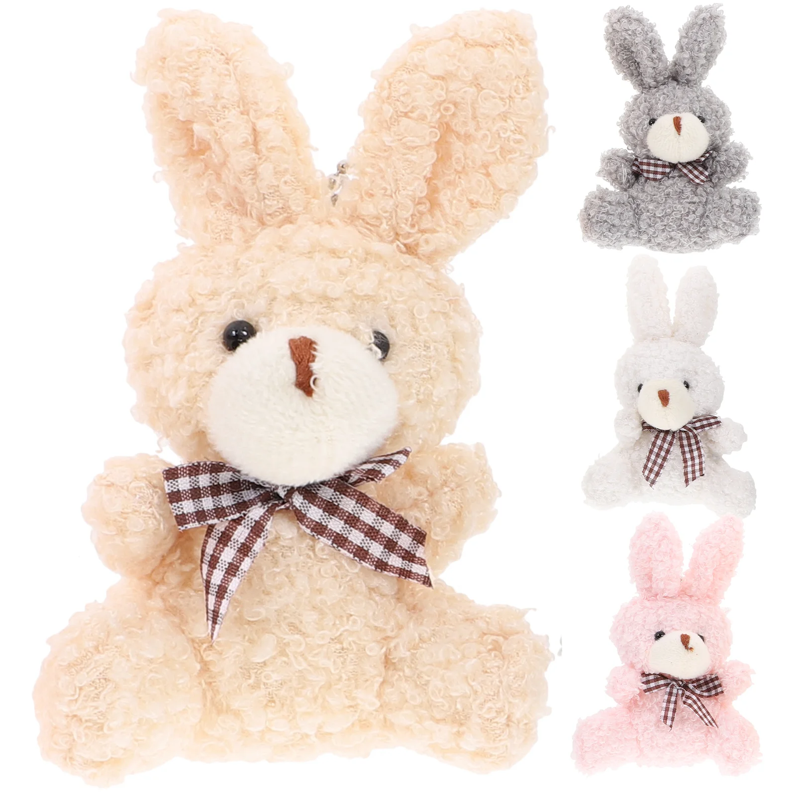 

Keychain Plush Animal Bunny Mini Rabbit Toy Stuffed Charm Keyring Pom Easter Fluffy Pendant Zoo Jungle Toys Animals Cute Bad