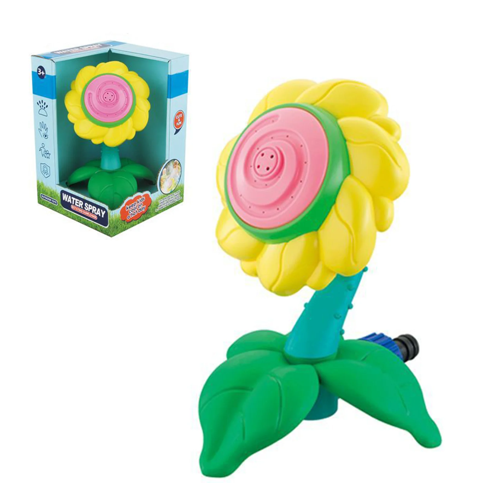 

Sprinkler For Kids Outdoor Water Play Sprinkler For Toddlers Spinning Splash Flower Shaped Sprinklers Outdoor Garden Lawn Water