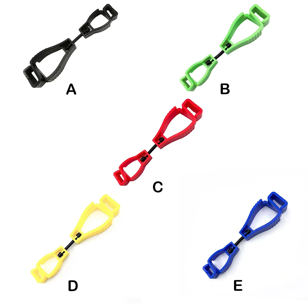 

1 2 3 Glove Grabber Clip Anti-loss Clips Holder Plastic Anti-skidding Gloves Keeper for Labor Workers Firefighters Gardens