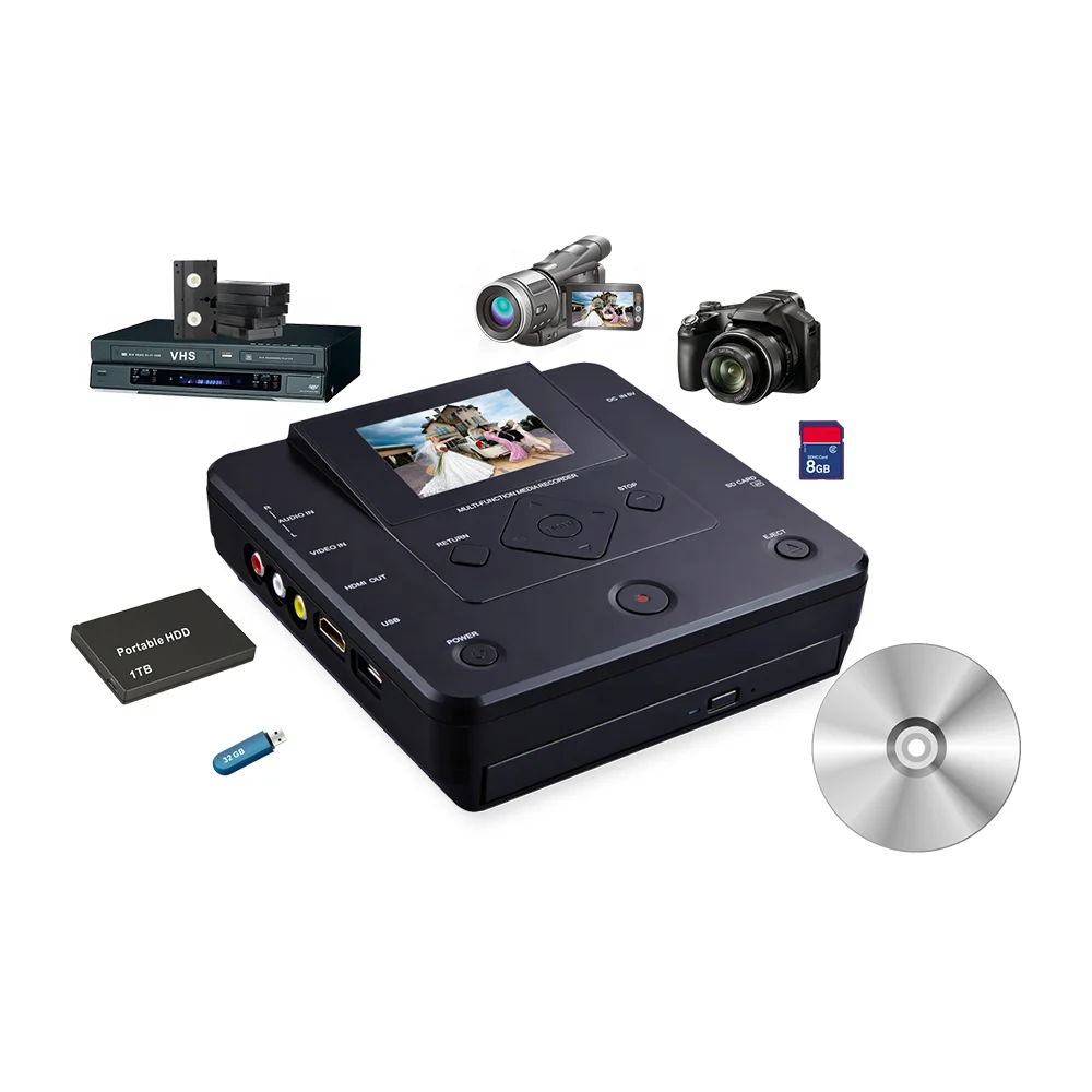 

Portable 4.3 inch Multi Functions Digital DVD Media Recorder