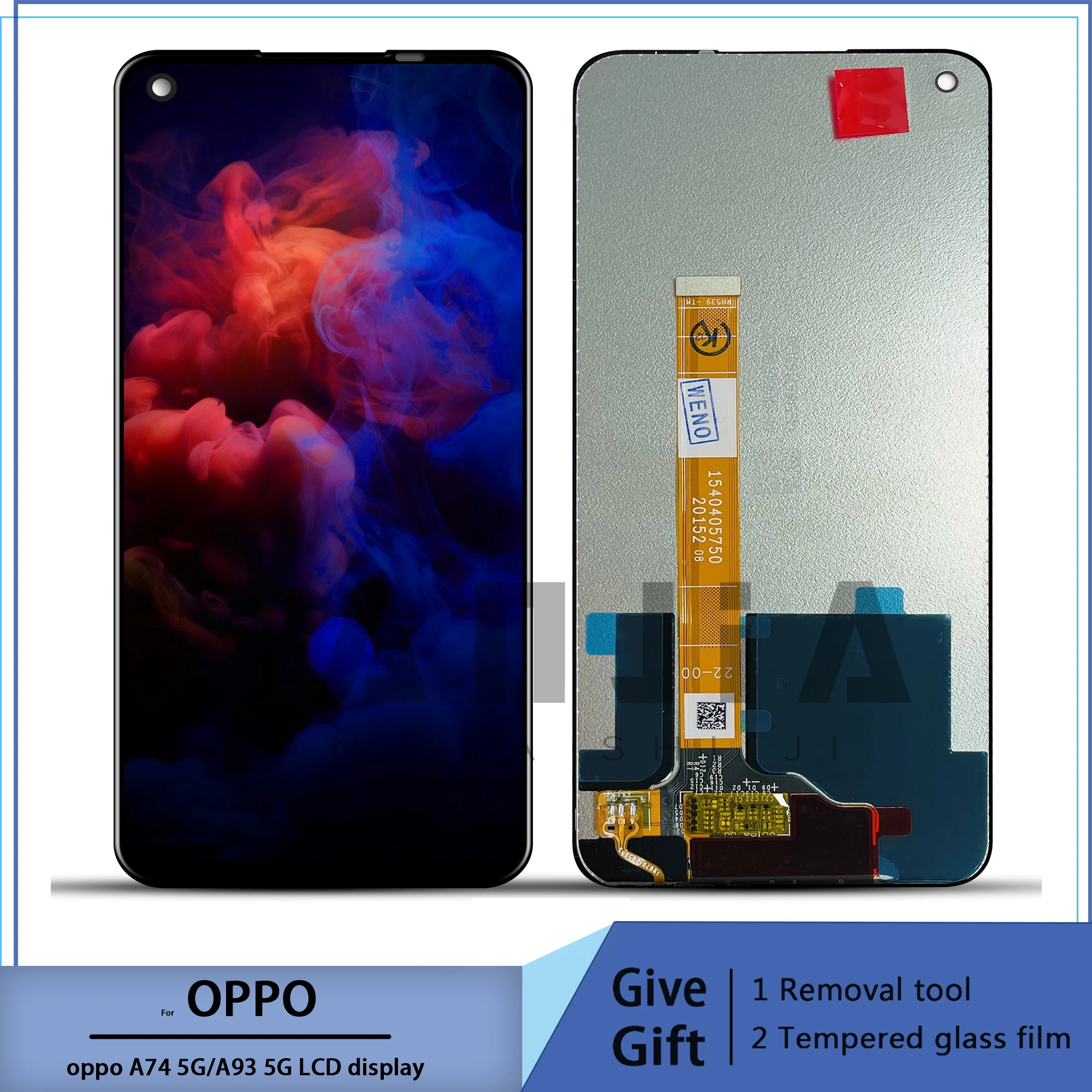 Для OPPO A74 5G CPH2197 CPH2263 ЖК-дисплей с сенсорным преобразователем в сборе для A93 PCGM00/Realme