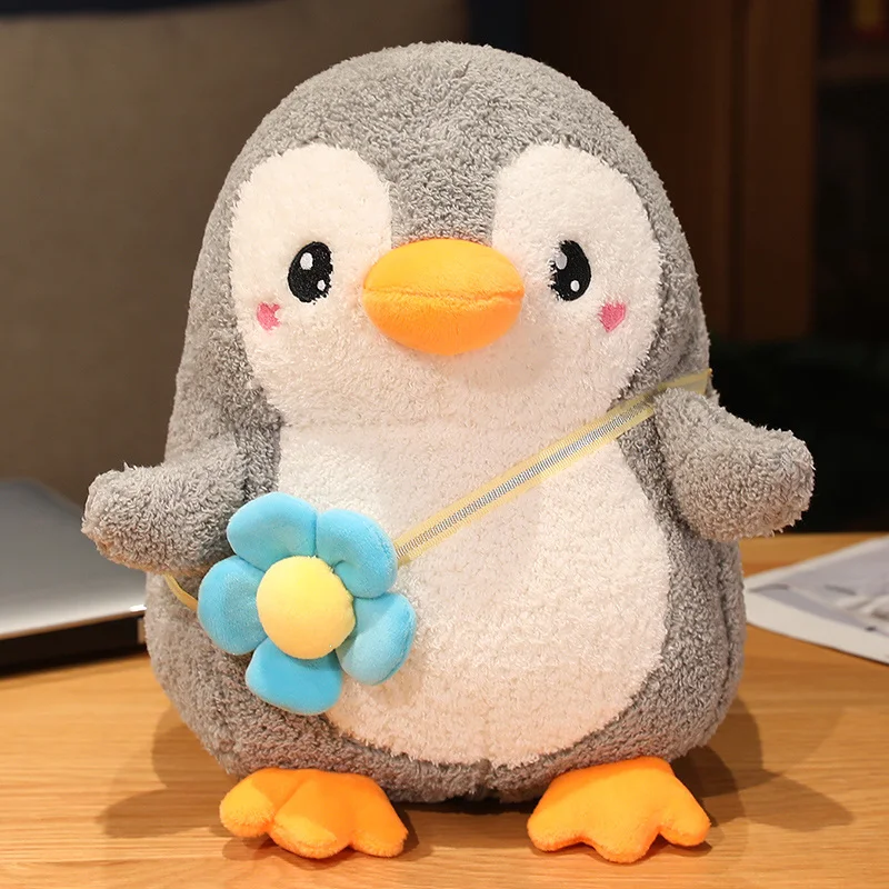 

25-40cm Animal Rabbit Pig Chicken Penguin Plush Toy Doll Stuffed Hand Warming Pillow Winter Best Companion Gift for Children