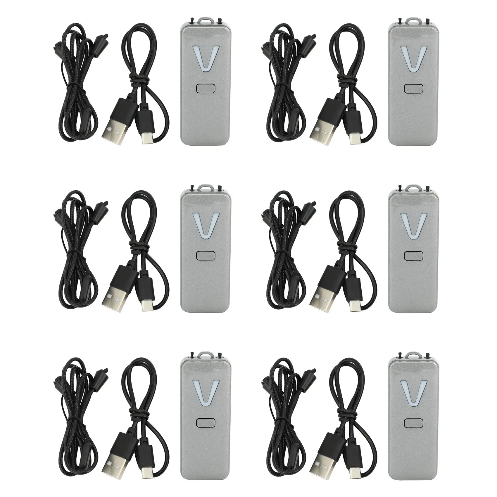 

6X Personal Wearable Air Purifier Necklace Mini Portable Air Freshener Ionizer Negative Ion Generator Silver