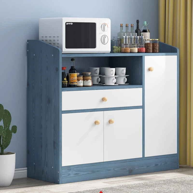 Шкаф для хранения кухонных шкафов консоль белый скандинавский дизайн шкафа с