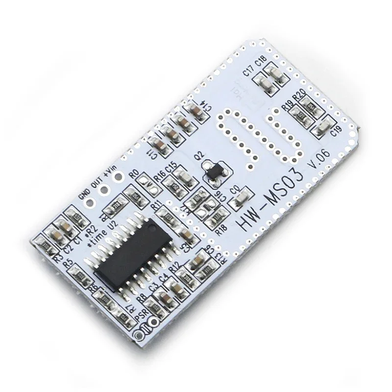 Высокопроизводительный датчик движения HW-MS03 2 4 ГГц до 5 8 микроволновый радар