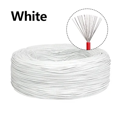 

2/5 м UL1007 Электронные провода AWG 30 28 26 24 22 20 18 16 DIY Светодиодная лампа Освещение Провод Линия 300 В ПВХ изолированный луженый медный кабель