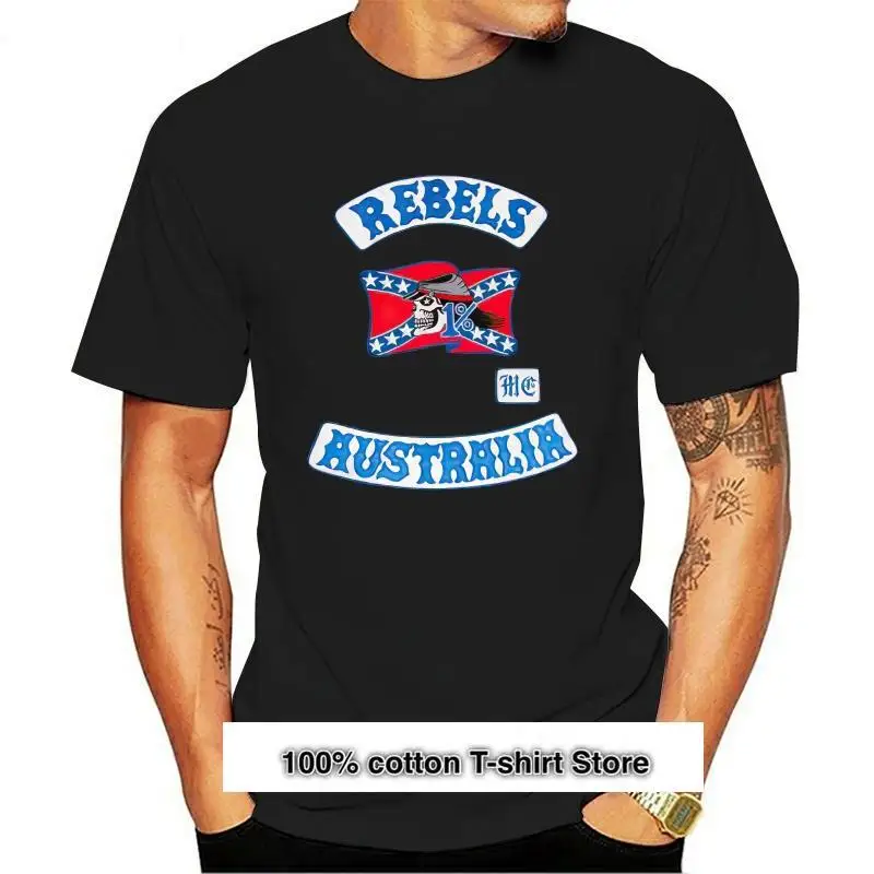 

Camiseta negra Unisex Motorcycle Club MC de Rebel Australia