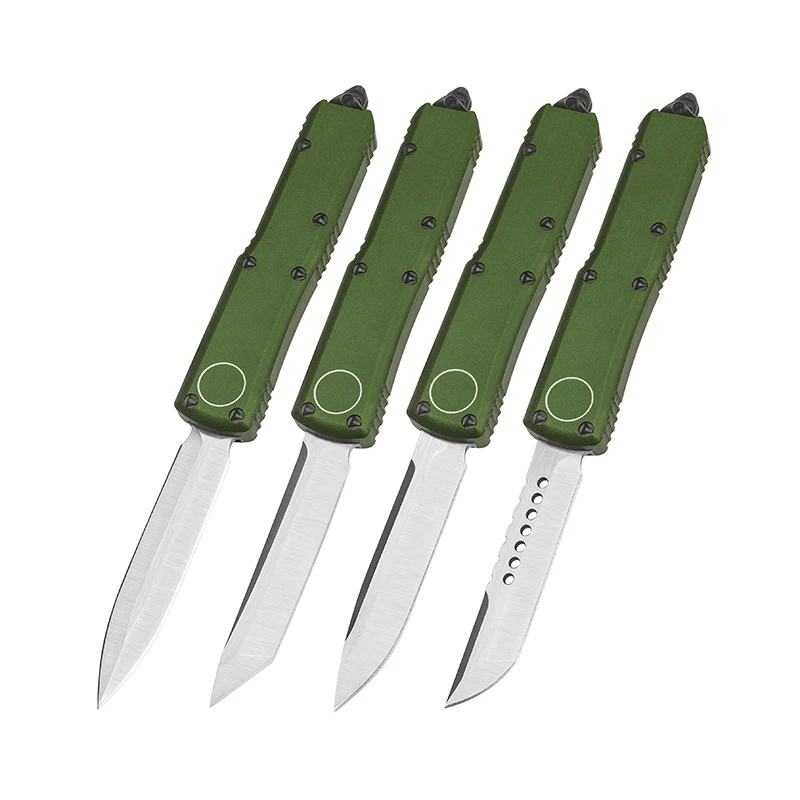 

High Quality UTX85 Multi Functional Knife Tactical Pocket EDC Custom Outdoor Survival Tools D2 Blade CNC Aluminum Handle SUZUKA