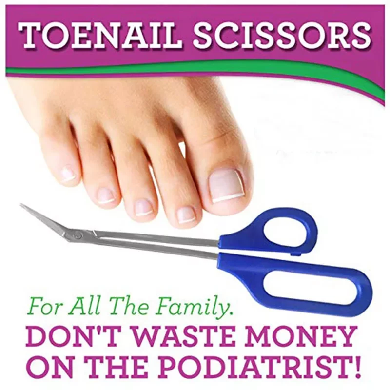 

NEW Long Handled Toenail Scissors Nail Bandage Scissors Nipper Trimmer Cutter Cuticle Nipper for Nail Manicure Pedicure