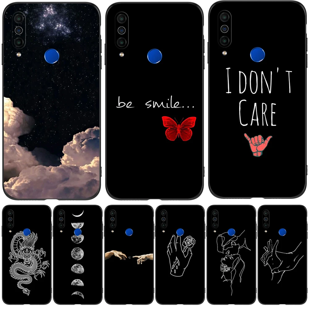 Чехол для Meizu M10, задняя крышка для Meizu M 10 MeizuM10, чехол coque 6,5 дюйма, мягкий силиконовый чехол для телефона, белый и черный