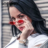 sorvino retro small red round sunglasses women 2022 vintage brand metal 90s tiny oval sun glasses shade eyewear uv400 protection