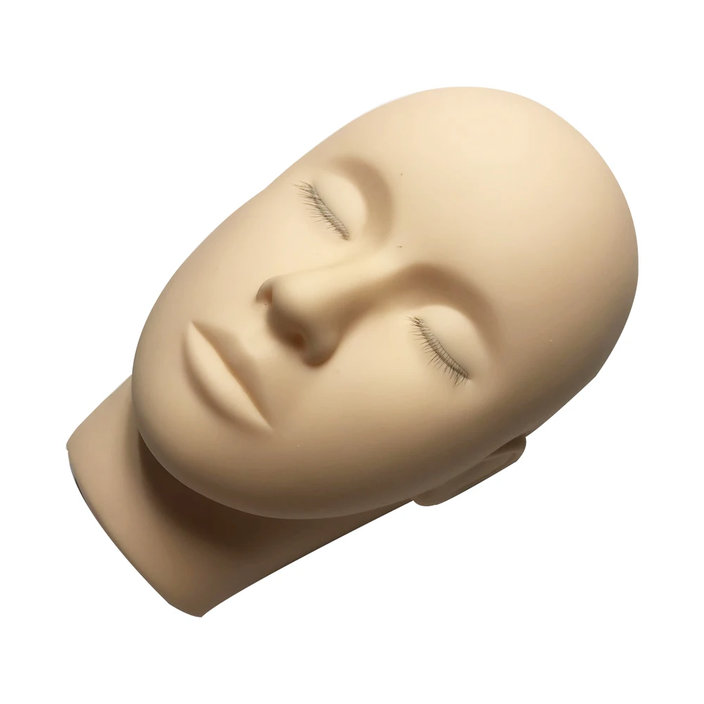 Eyelash Extensions Training Mannequin Head  Dummy Head For Makeup Practice Lashes Kit Tools