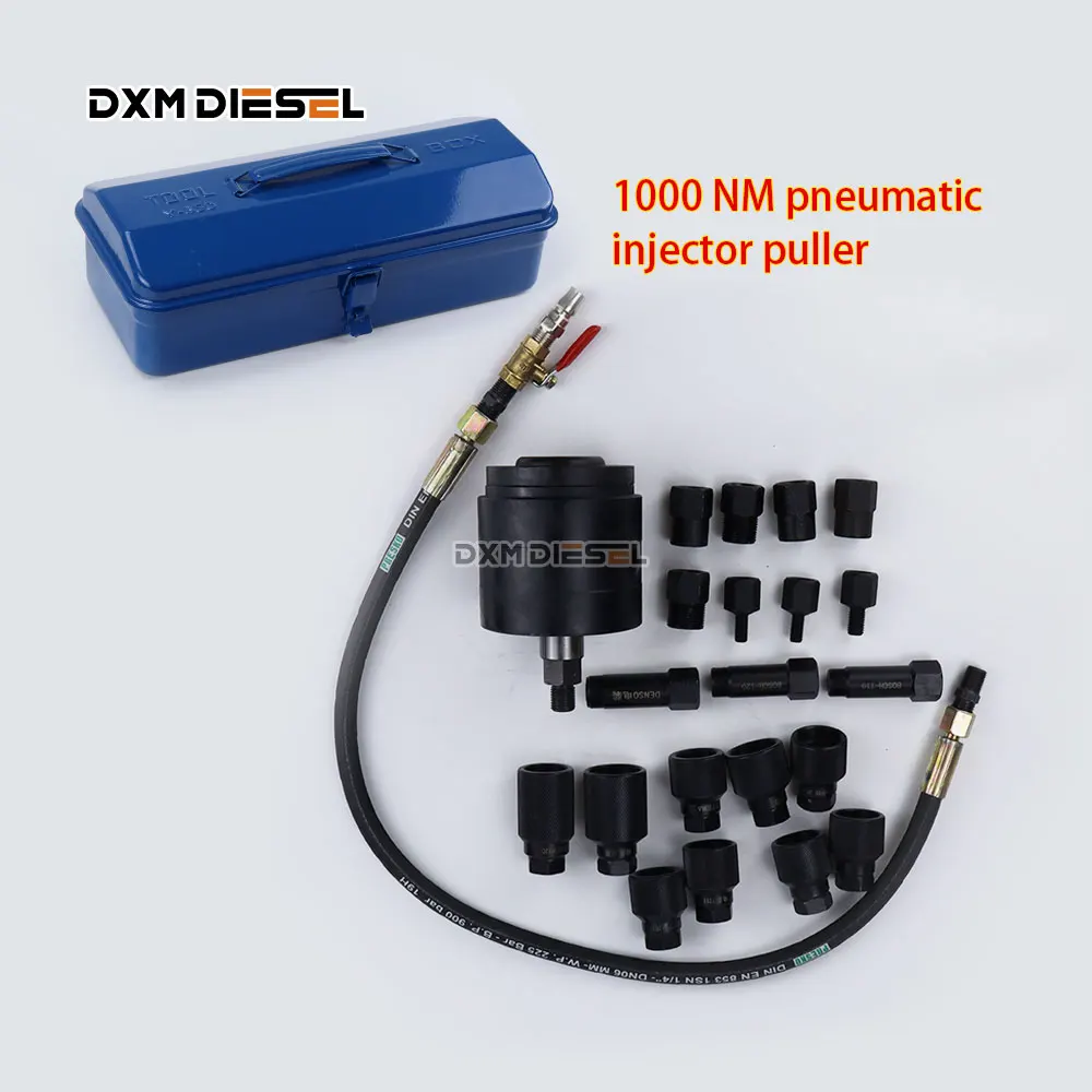 

500-1000NM All Brands Diesel CR Injector Removal Pneumatic Puller Tools Connect 0.6-0.8bar Pressure 20-30 Shocks Per Second