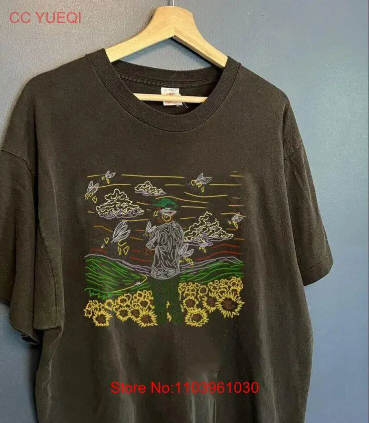 Vtg цветочный альбом для мальчиков Y2k эстетическая футболка