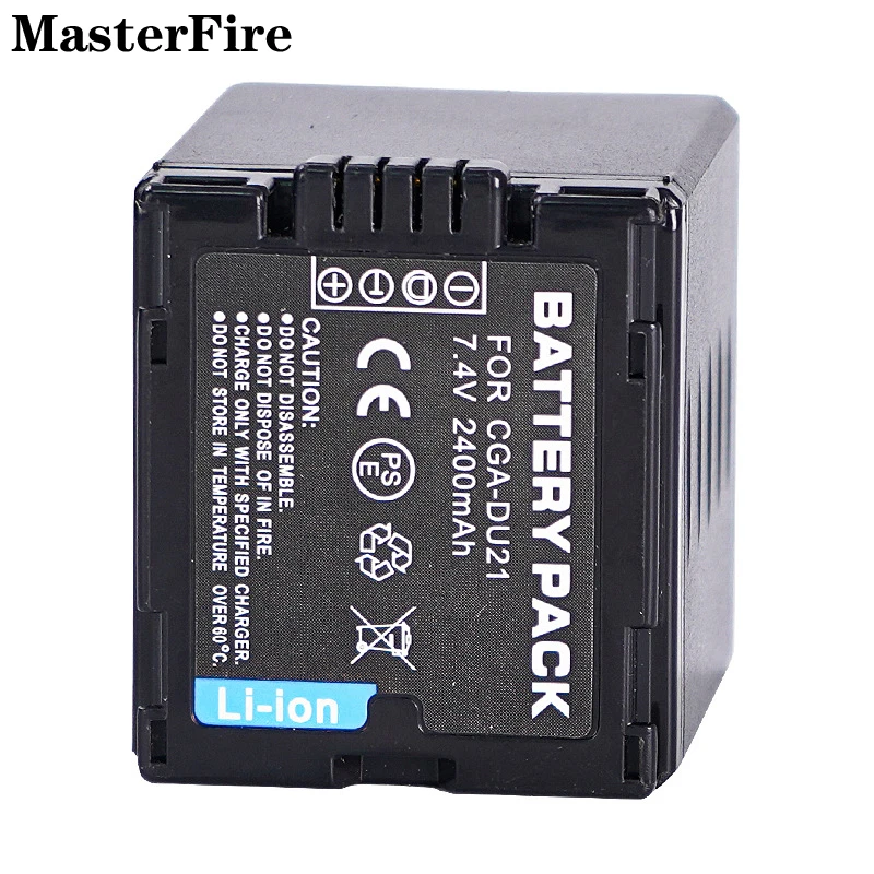 Фото Аккумулятор 7.4V 2400mAh CGA-DU21 VW-VBD210 для камер Panasonic CGA-DU14, DU21, DU07, DU06, NV-GS500, GS28, GS27 №1