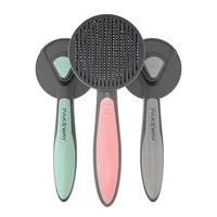 pet self cleaning comb dog cat hair cleaning comb hair remover brush pet supplies dog brushes pet accessories flea comb