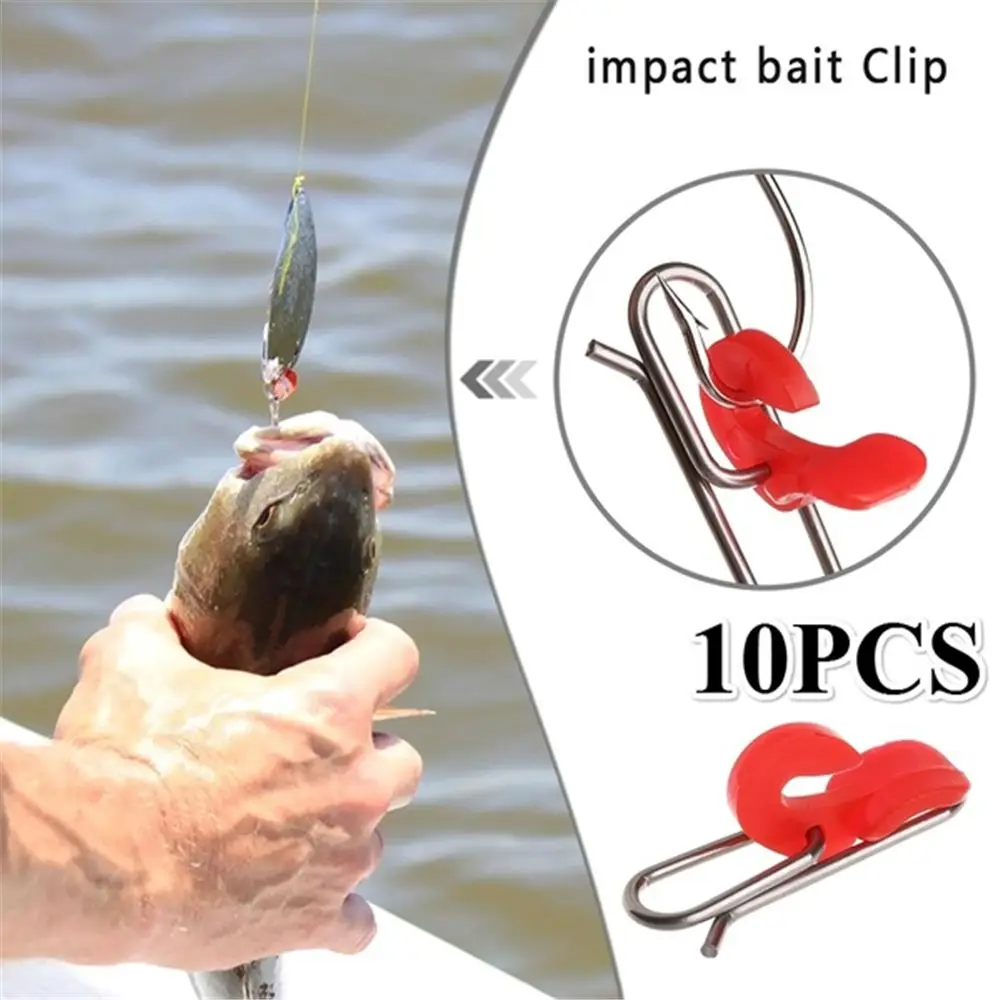 

Durable Impact Bait Black/Red Hook Decoupling Fishing Tools Bait Clip Fishing Accessories Board Release