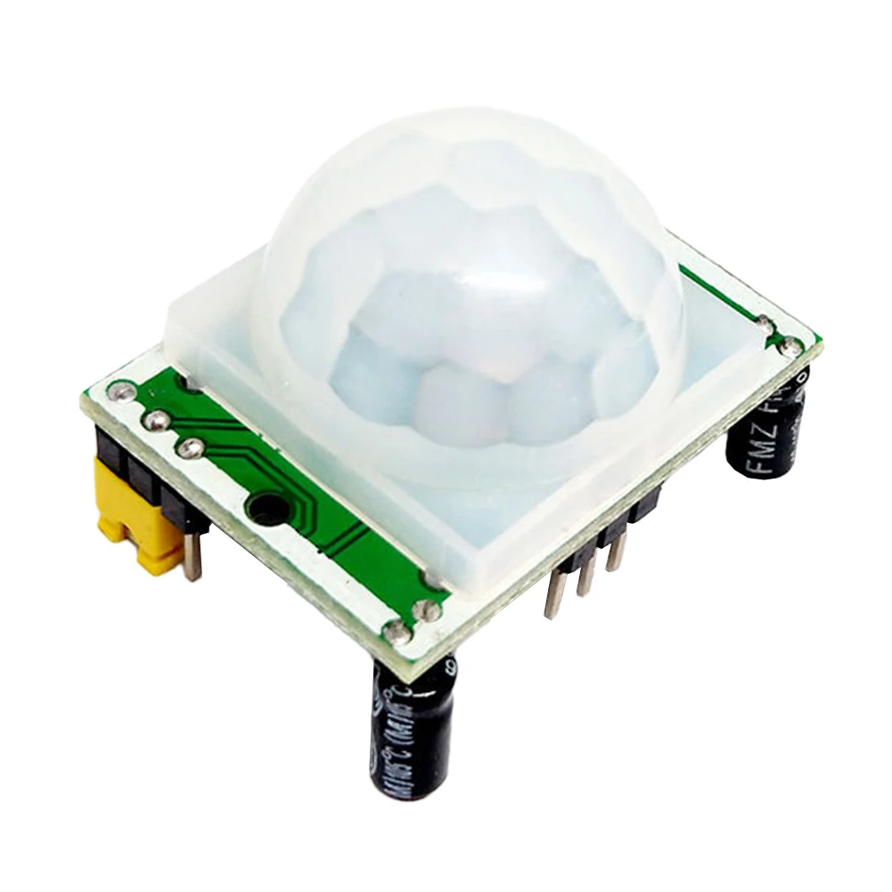 

HCSR501 Adjust Pyroelectric Infrared PIR Motion Sensor Detector Module Low Power Consumption Suppress Interference