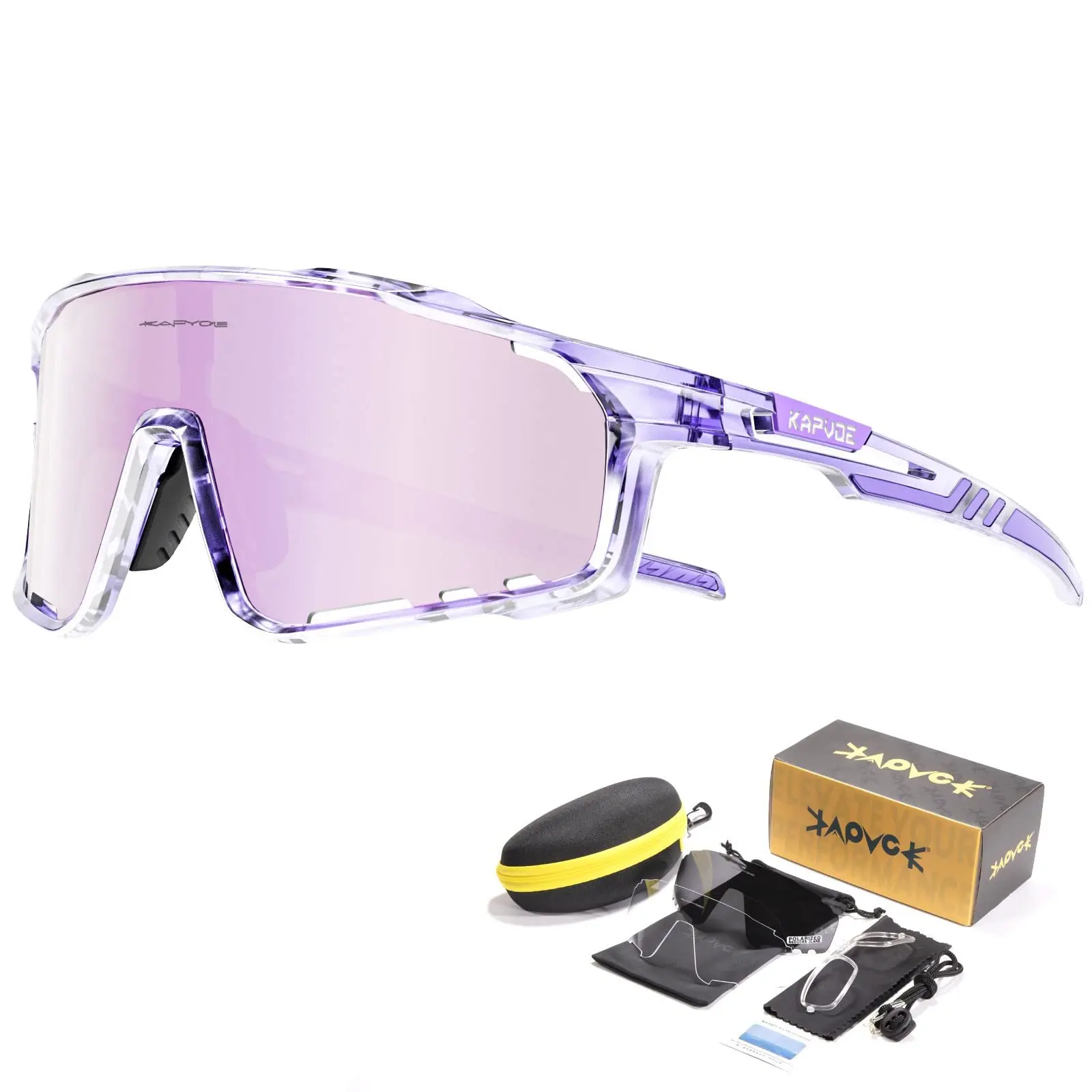 

3 LENS Sports Cycling Glasses Polarised Mountain Cycling Sunglasses men women Outdoor bicycle Glasses bike Glasses