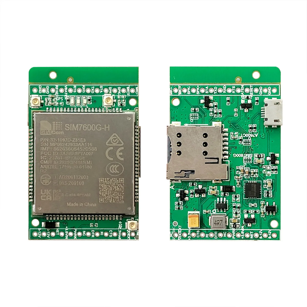 Бесплатная доставка Simcom Φ Core Board макетная плата LTE CAT4 GNSS глобальная версия для