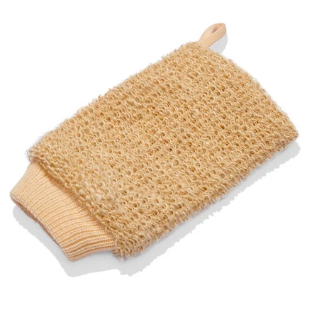 Gloys Мочалка-рукавица для тела гибискус коноплевый |