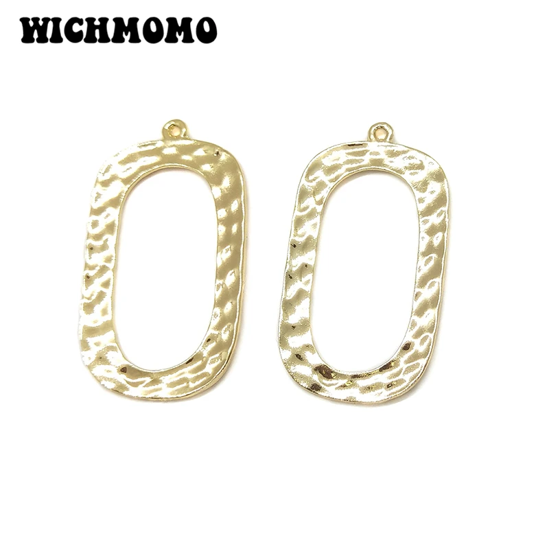 

2022 New Fashion 6pieces/bag Geometric Zinc Alloy Gold Charms Pendant Connector Linker DIY Necklace Earring Jewelry Accessories