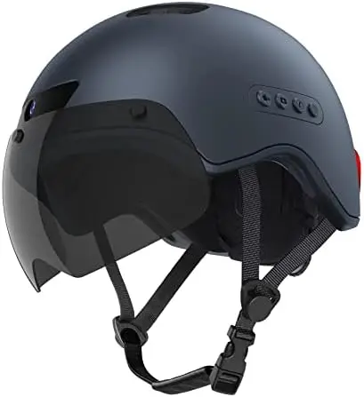 

KRS-S1 Bike Helmets for Men Smart Helmets for Adults with 1080P 60 fps Sports Camera Dual Antenna Bluetooth Womens Bike Helmet B
