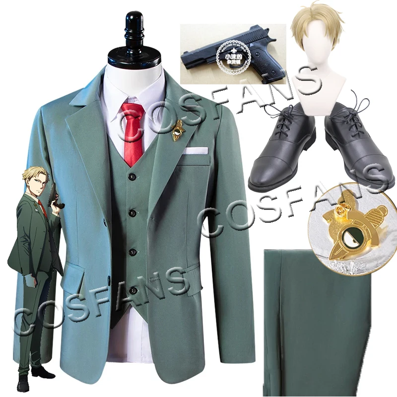 

Anime SPY×FAMILY Cosplay Loid Forger Cosplay Costume Manga SPY×FAMILY Cosplay Loid Forger Cosplay Costume Twilight wig shoes