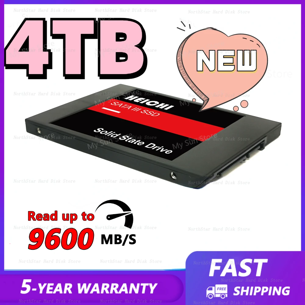 

New 8TB SATA SSD 2.5Inch High Speed SSD 500gb HD 1TB Internal hdd ssd sata 2tb 4tb Solid State Drive For Laptop ps5 SSD Notebook