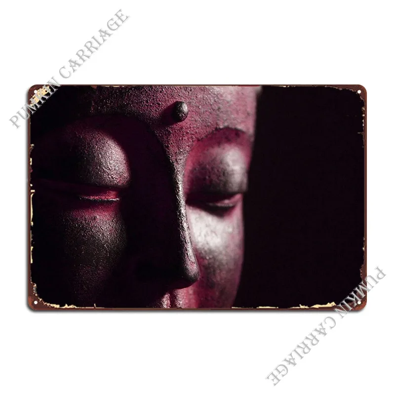 

Buddha Metal Sign Rusty Kitchen Create Cinema Tin Sign Poster