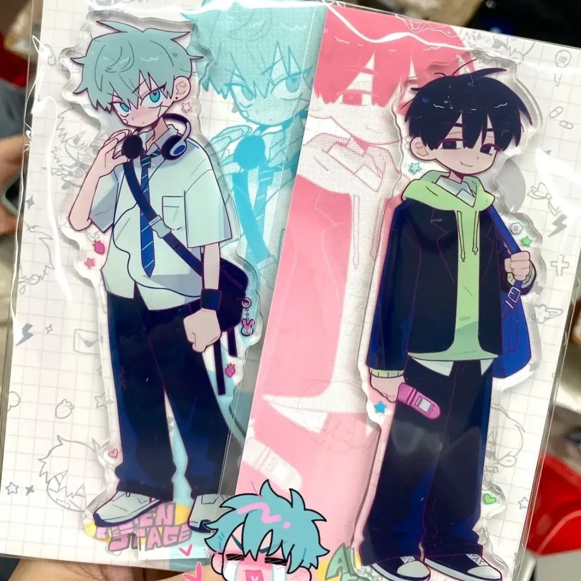 Игра Cute Alien Stage ivit аниме-фигурка акриловая подставка модель тарелка декор для