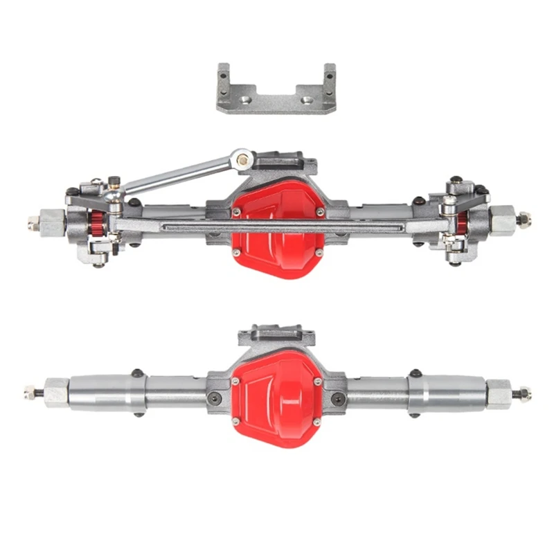 

RC Car CNC Metal Front & Rear Axle Complete Set For 1/10 RC Rock Crawler Car D90 Redcat Gen 7 Upgrade Parts