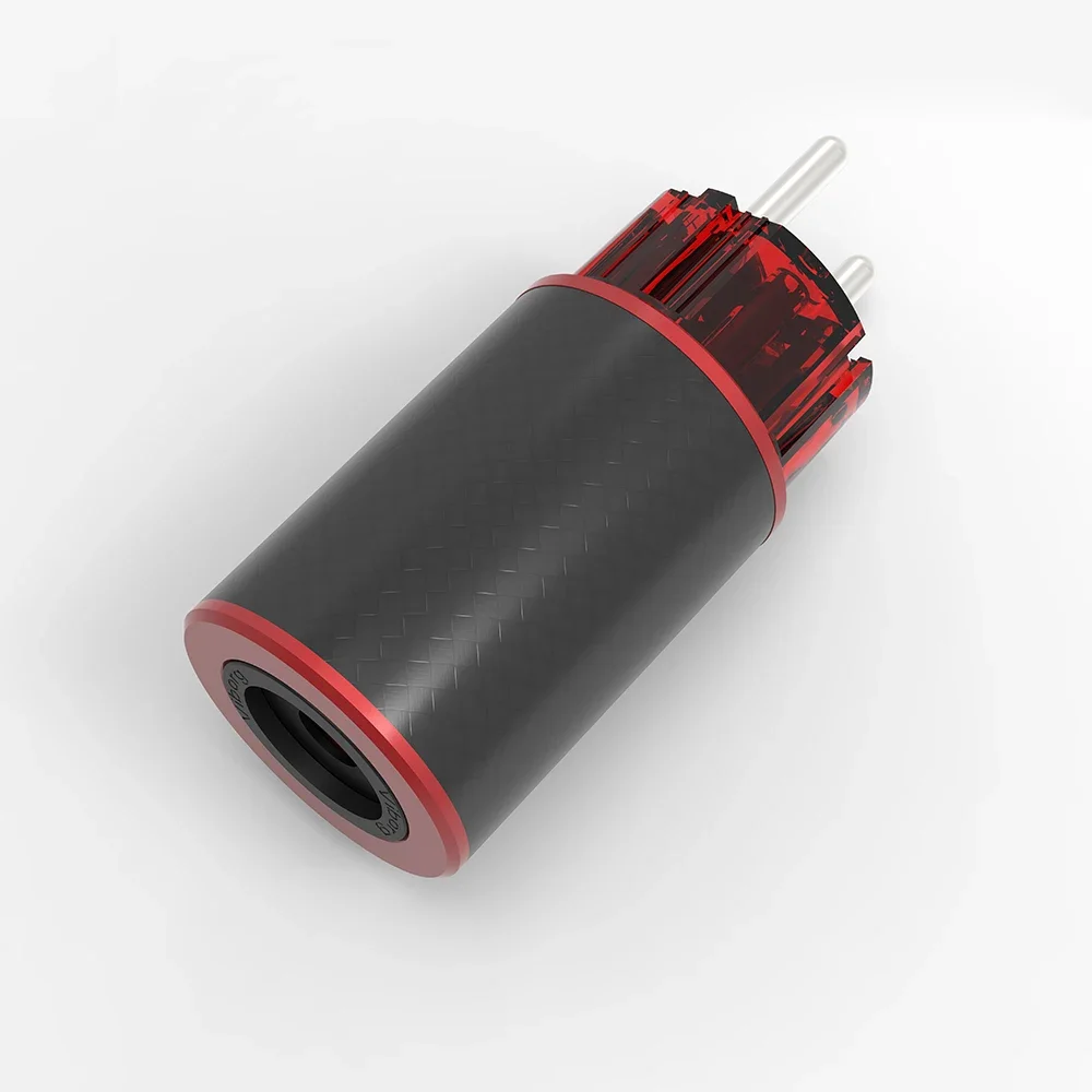 Вилка Viborg VE504Ag из чистого серебра высококачественная вилка питания Schuko высокая