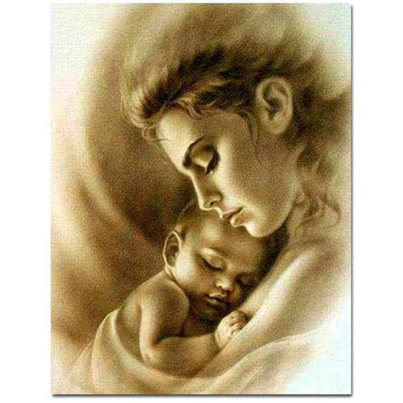 

Алмазная 5D картина «Мама и ребенок», вышивка крестиком с полными квадратными/круглыми стразами, домашний декор, подарок для «сделай сам»
