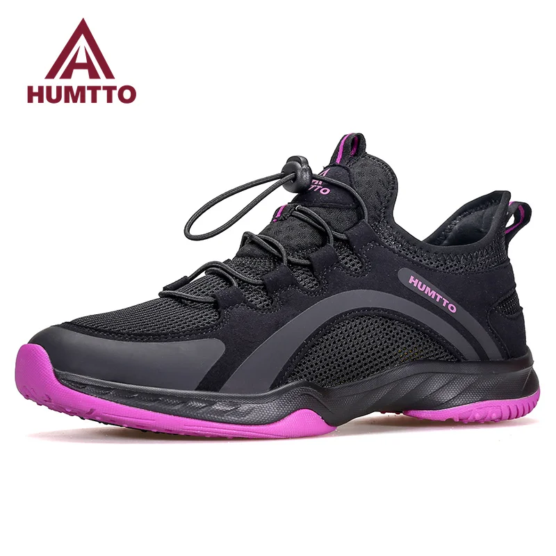 HUMTTO Summer Women's Sneakers Fashion Sports Shoes for Women 2023 Breathable Flat Ladies Luxury Designer Casual Sneaker Woman