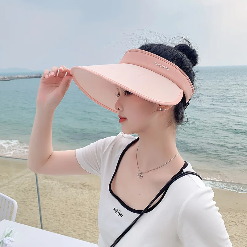 

Шляпа с широкими полями женская, солнцезащитный козырек с защитой от ультрафиолета, для занятий на открытом воздухе, пляжа, оранжевая