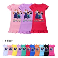 2022 new summer disney encanto cartoon printing refreshing and comfortable girls ice silk nightdress home clothes 2 12 years old