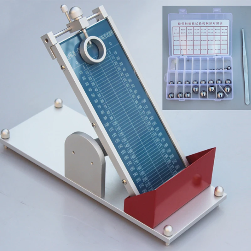 

Прибор для проверки давления чувствительной ленты, тестер шарикового метода с детектором стальных шариков, тестер удержания этикеток