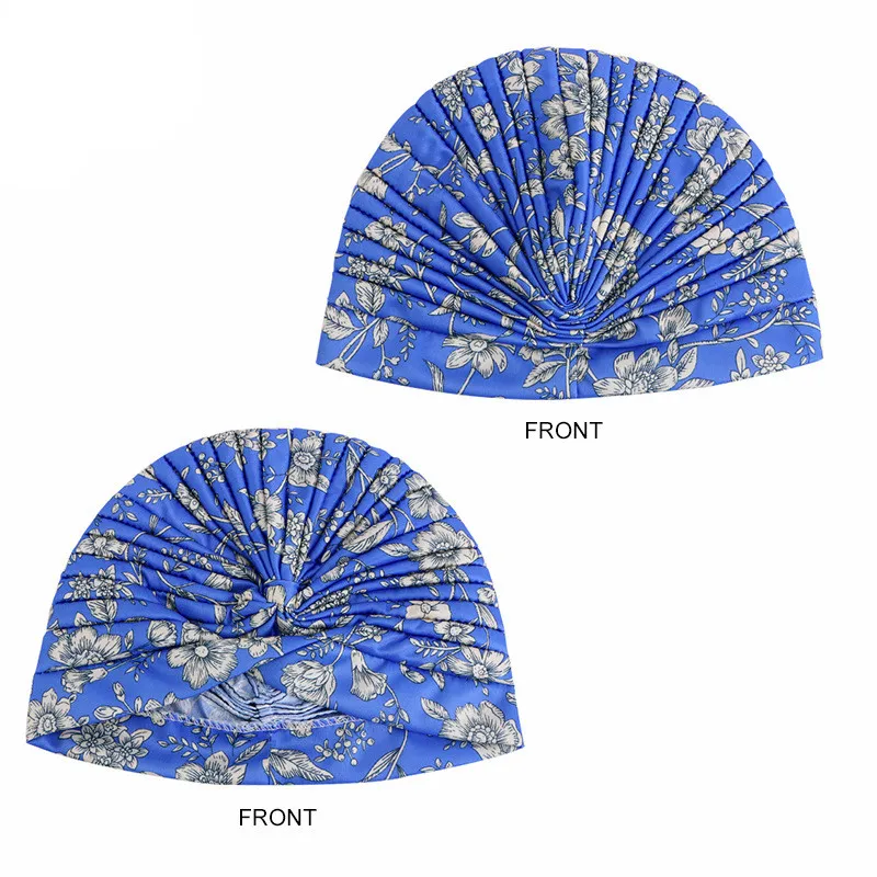 Новинка весенне-осенняя мягкая плиссированная шапка-тюрбан шапки для женщин