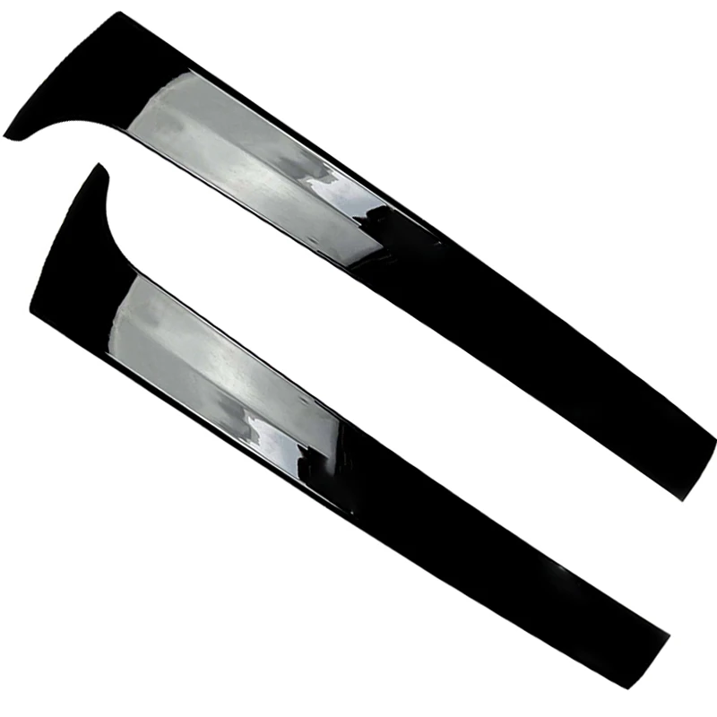 Глянцевая черная наклейка на заднее стекло боковой спойлер утиный сплиттер