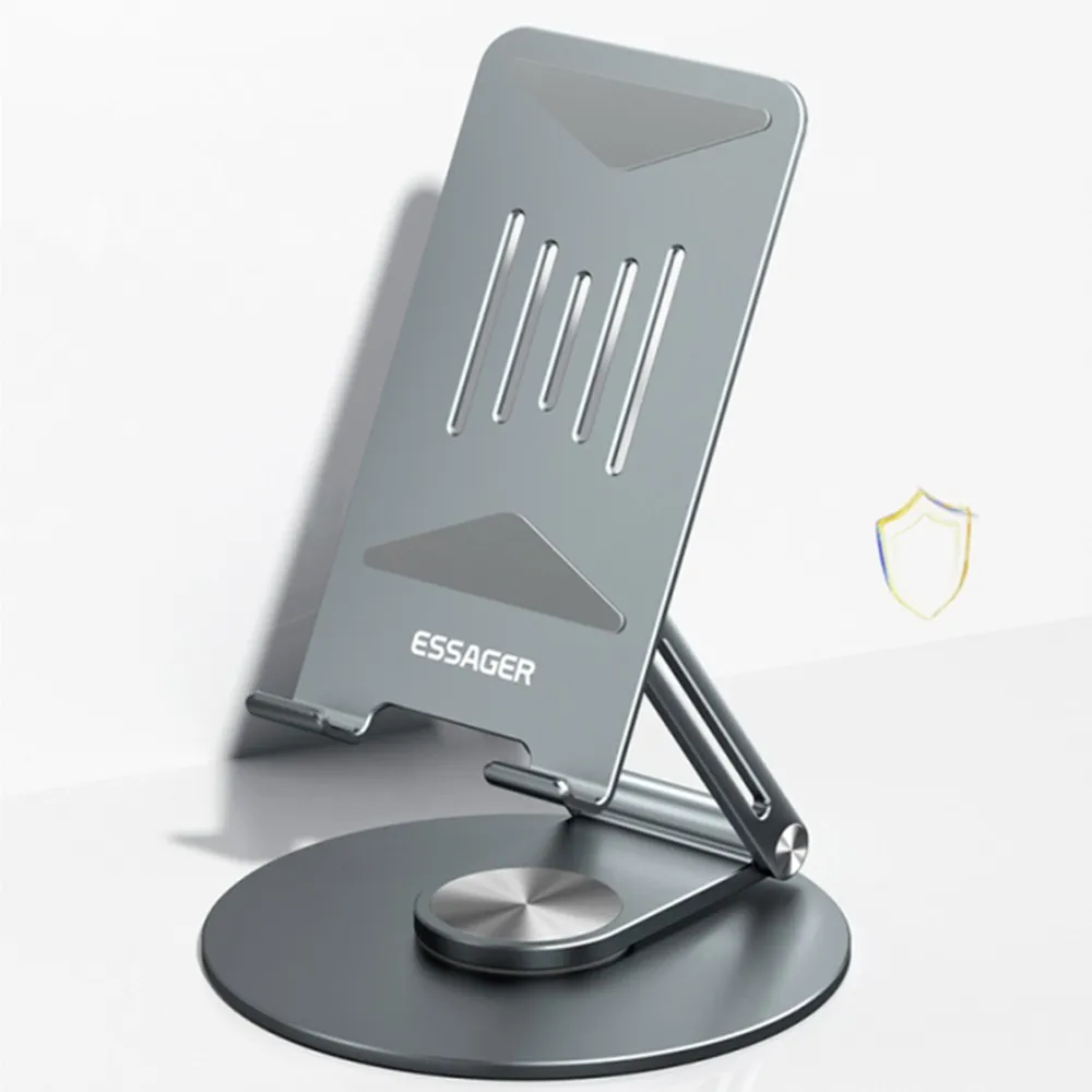 

Adjustable Stand Desktop Aluminum Alloy Smartphone Mount Foldable Phone Holder For Live Streaming Mobile Phone Bracket Portable