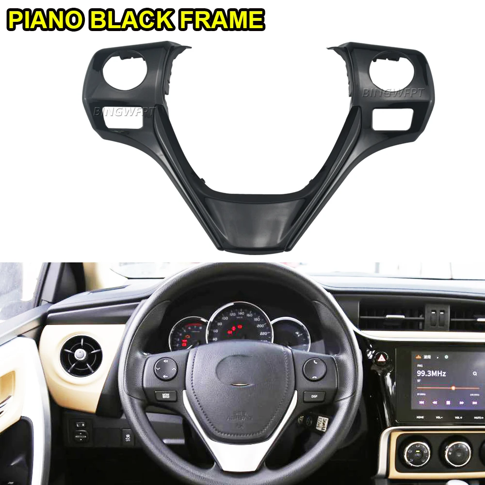 Рамка рулевого колеса автомобиля крышка круиз-крышка для TOYOTA Corolla RAV4 2014-2018 кнопки