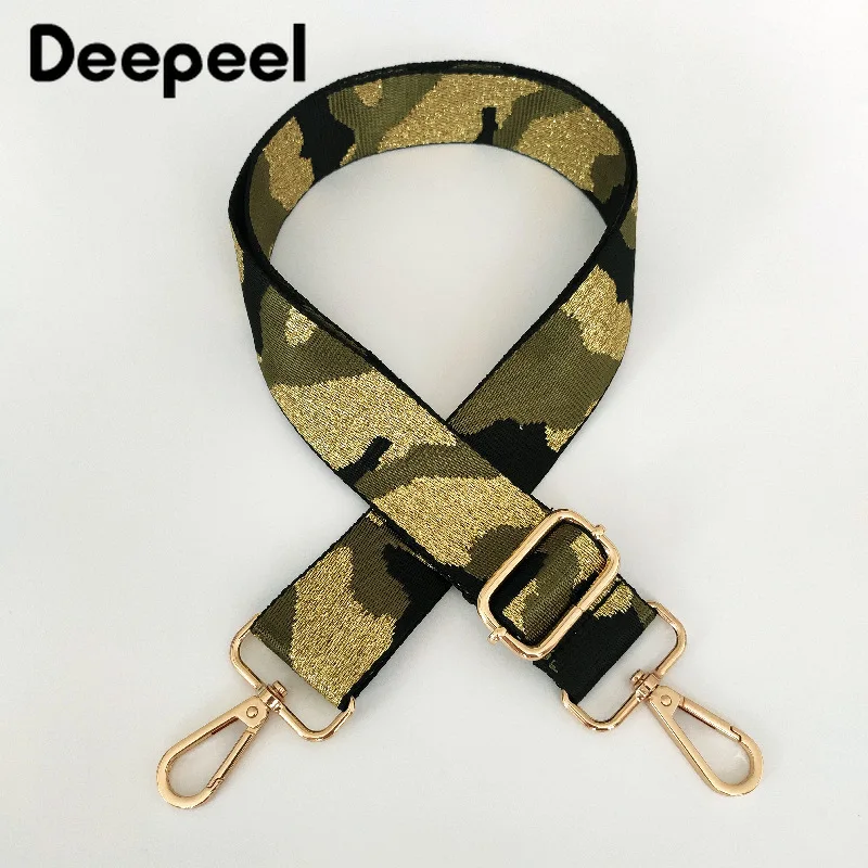 

1Pc 3.8cm Wide Shoulder Strap 130cm Long Adjustable Camouflage Nylon Webbing Bag Accessories for Handbag Handle Crossbody Belt