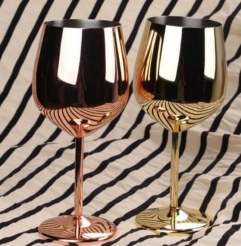 classical  golden and cooper Cocktail whisky cup European mu